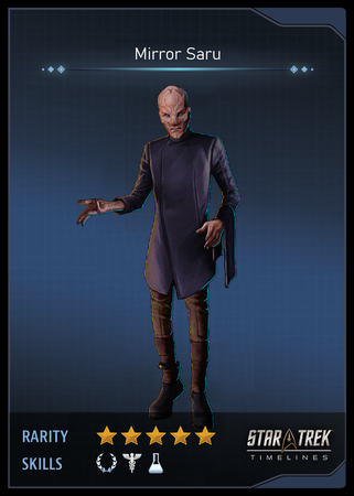 Mirror Saru Card