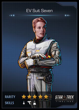 EV Suit Seven of Nine Card