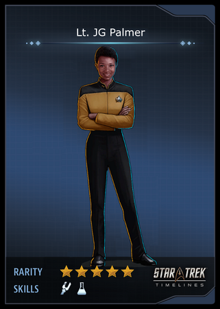 Lt. JG Palmer Card