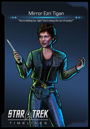 Mirror Ezri Tigan Card