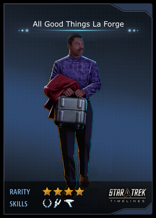 All Good Things La Forge Card