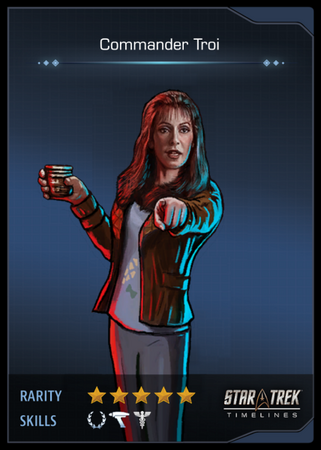 Commander Troi Card