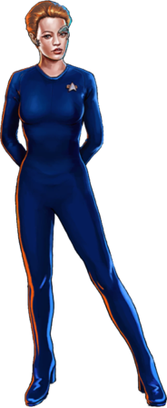 Seven in Blue