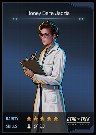 Honey Bare Jadzia Card
