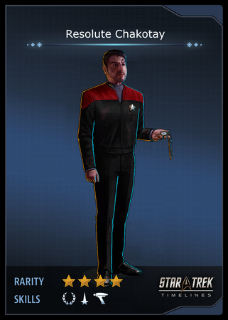 Resolute Chakotay Card