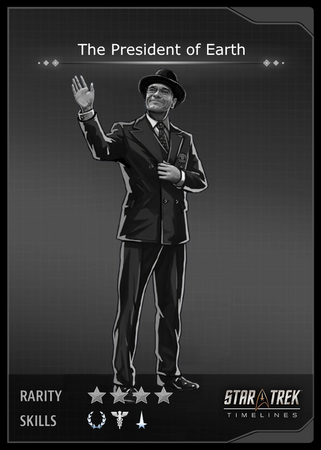 The President of Earth Card
