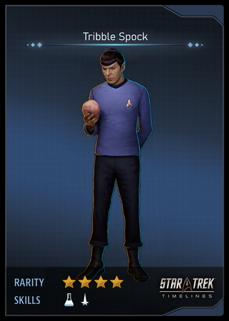 Tribble Spock Card