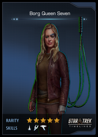 Borg Queen Seven Card