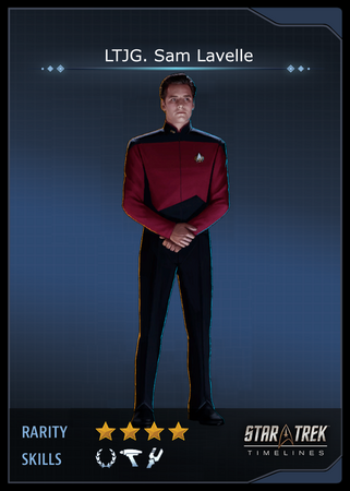 Lt. JG Sam Lavelle Card