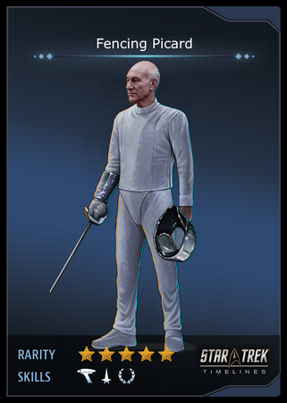 Fencing Picard Card