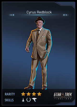 Cyrus Redblock Card