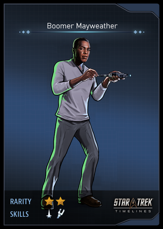 Boomer Mayweather Card