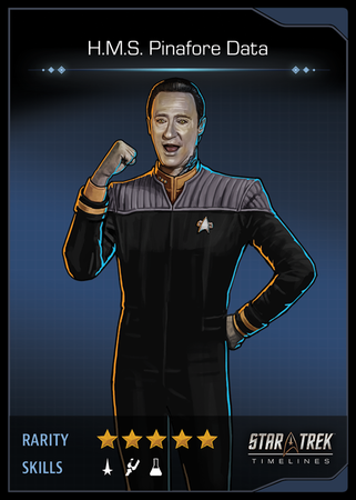 H.M.S. Pinafore Data Card