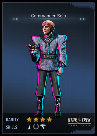Commander Sela Card