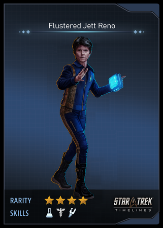 Flustered Jett Reno Card