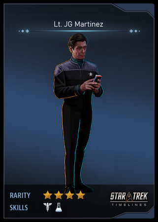 Lt. JG Martinez Card
