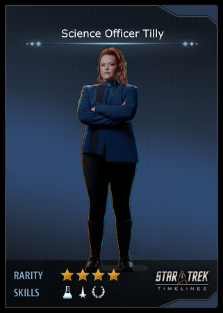 Science Officer Tilly Card