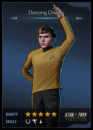 Dancing Chekov Card