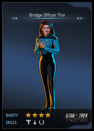 Bridge Officer Troi Card