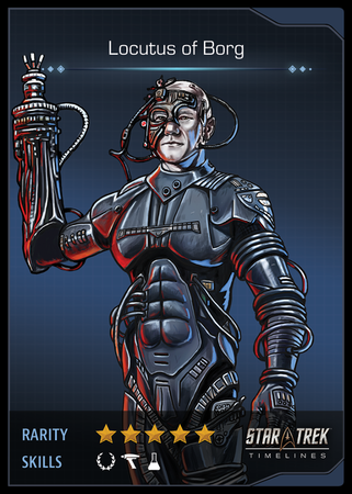 Locutus of Borg Card