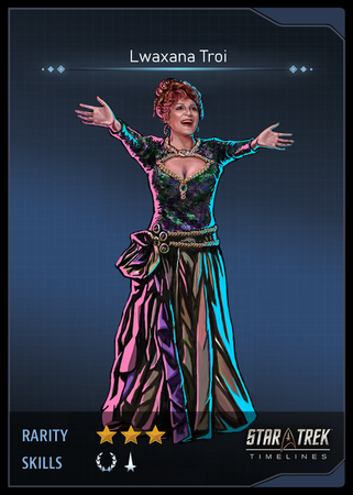 Lwaxana Troi Card
