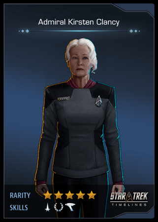 Admiral Kirsten Clancy Card