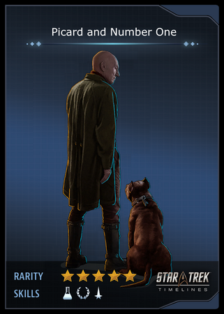 Picard and Number One Card