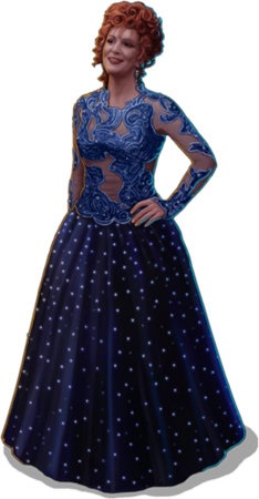 Grateful Lwaxana Troi