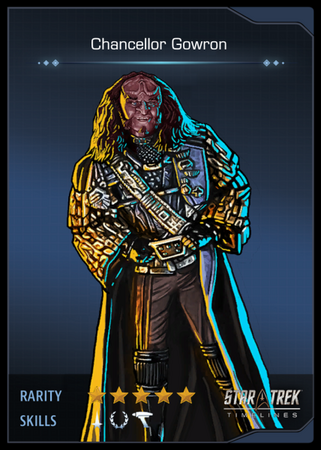 Chancellor Gowron Card