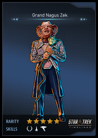 Grand Nagus Zek Card
