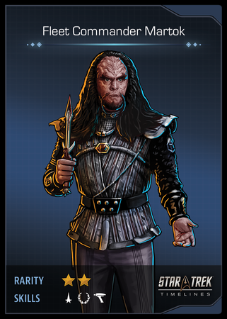 Fleet Commander Martok Card