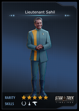 Lieutenant Sahil Card