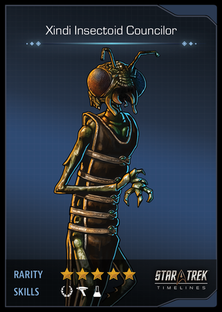 Xindi Insectoid Councilor Card