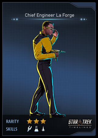 Chief Engineer La Forge Card