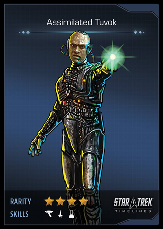 Assimilated Tuvok Card