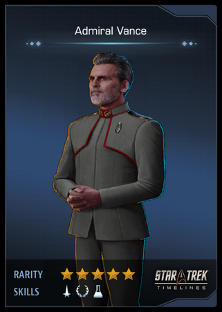 Admiral Vance Card