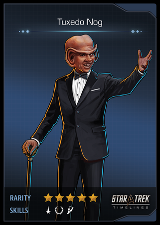 Tuxedo Nog Card