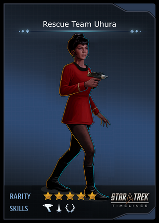 Rescue Team Uhura Card