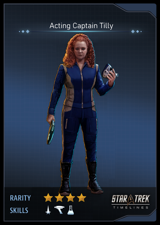 Acting Captain Tilly Card