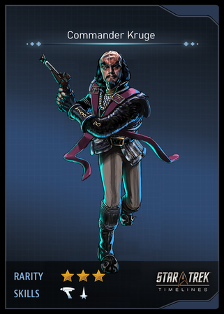 Commander Kruge Card