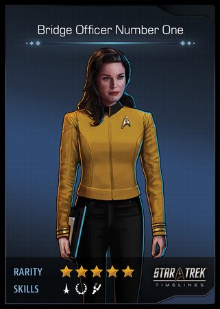 Bridge Officer Number One Card