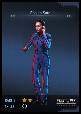 Ensign Sato Card