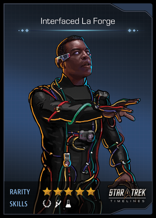 Interfaced La Forge Card