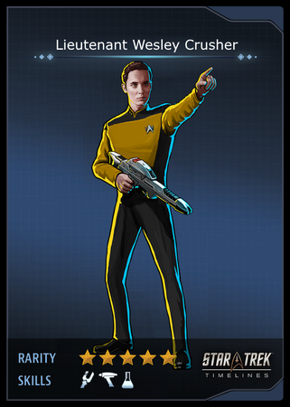 Lieutenant Wesley Crusher Card
