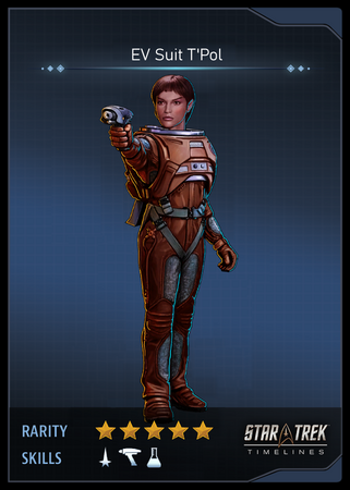 EV Suit T'Pol Card