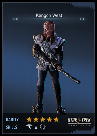Klingon West Card
