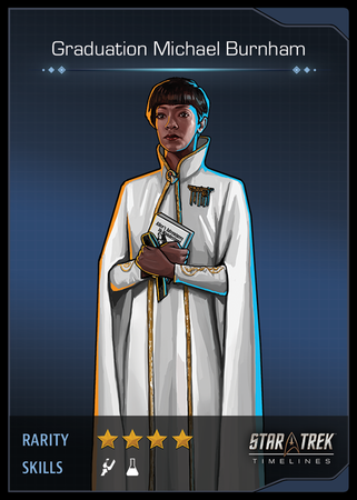 Graduation Michael Burnham Card