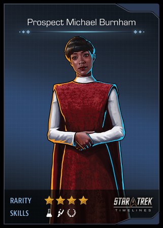 Prospect Michael Burnham Card