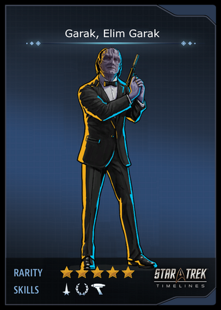 Garak, Elim Garak Card