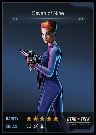 Seven of Nine Card